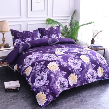 ZEIMON Floral Styles Flower Printed Bedding Sets Heart Duvet Cover Set 2/3pcs Bed Set Queen Size Polyester Home Decoration
ZEIMON Floral Styles Flower Printed Bedding Sets Heart Duvet Cover Set 2/3pcs Bed Set Queen Size Polyester Home Decoration