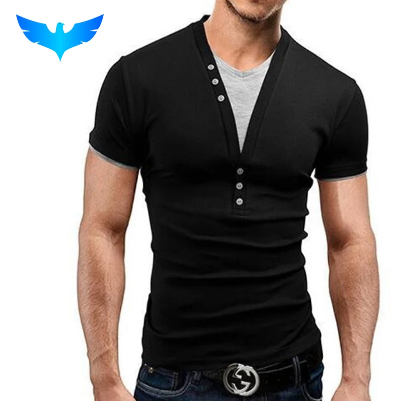 QINGYU T Shirt Men Brand 2018 Fashion Men'S V-Neck Fake Two T Shirt Men Short Sleeve Slim Male Tops Camisetas Hombre
QINGYU T Shirt Men Brand 2018 Fashion Men'S V-Neck Fake Two T Shirt Men Short Sleeve Slim Male Tops Camisetas Hombre