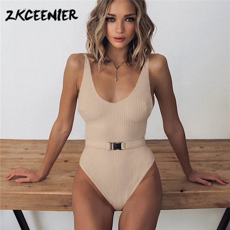 Zkceenier Belt Buckle One Piece Bikini Thong Swimsuit Swimwear Women 2019 Halter Piece Swimwear Bathing Suit Badpak Monokini
Zkceenier Belt Buckle One Piece Bikini Thong Swimsuit Swimwear Women 2019 Halter Piece Swimwear Bathing Suit Badpak Monokini