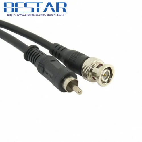 3ft 100cm 1m Shielded Mono 1/4 RCA Video Audio Cable Cord RCA Male Plug to BNC Plug Cable
3ft 100cm 1m Shielded Mono 1/4 RCA Video Audio Cable Cord RCA Male Plug to BNC Plug Cable