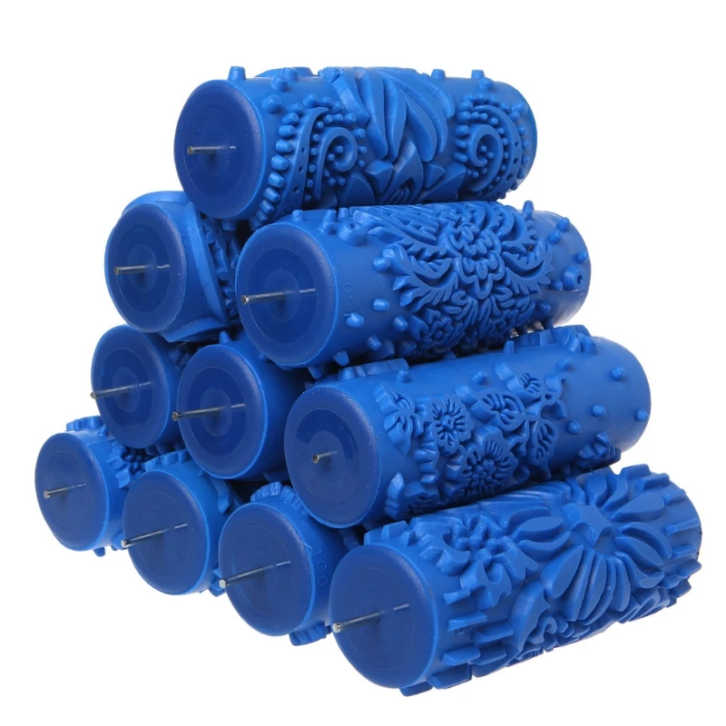5" Embossed Paint Roller Sleeve Wall Texture Stencil Brush Pattern Decor qiang 5" Embossed Paint Roller Sleeve Wall Texture Stencil Brush Pattern Decor qiang