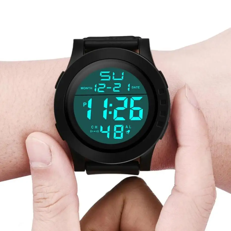 Electronic watch Men Wrist Watches Fashion Waterproof Men's Boy LED Digital Stopwatch Date Rubber Sport Wrist Watch Mens Clocks
Electronic watch Men Wrist Watches Fashion Waterproof Men's Boy LED Digital Stopwatch Date Rubber Sport Wrist Watch Mens Clocks