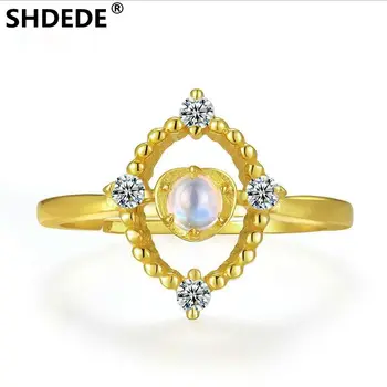 SHDEDE 925 high grade pure silver Ring 2019 New retro rounded Moonstone Fashion boutique jewelry accessories
SHDEDE 925 high grade pure silver Ring 2019 New retro rounded Moonstone Fashion boutique jewelry accessories
