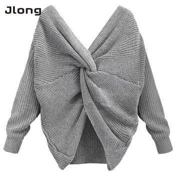 New Women Autumn and Winter Casual Fashion Solid Sweaters Female Warm Long Sleeve V-Neck Twisted Pullovers Tops
New Women Autumn and Winter Casual Fashion Solid Sweaters Female Warm Long Sleeve V-Neck Twisted Pullovers Tops