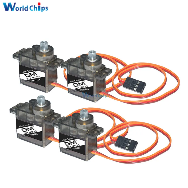 Wholesale 4pcs/Lot MG90S 9g Metal Gear Digital Micro Servos 9g for 450 RC Helicopter Plane Boat Car
Wholesale 4pcs/Lot MG90S 9g Metal Gear Digital Micro Servos 9g for 450 RC Helicopter Plane Boat Car