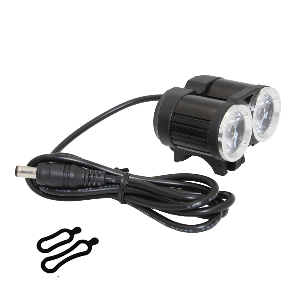 2400LM 2x XML T6 LED Bike Flashlight Bicycle Light Head Lights Waterproof headlight DC Rechargeable Lamp Cycling
2400LM 2x XML T6 LED Bike Flashlight Bicycle Light Head Lights Waterproof headlight DC Rechargeable Lamp Cycling