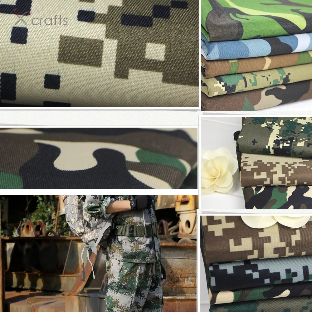 PPCrafts Camouflage fabrics of pure cotton army green military uniforms field digital urban Desert Camo cloth
PPCrafts Camouflage fabrics of pure cotton army green military uniforms field digital urban Desert Camo cloth