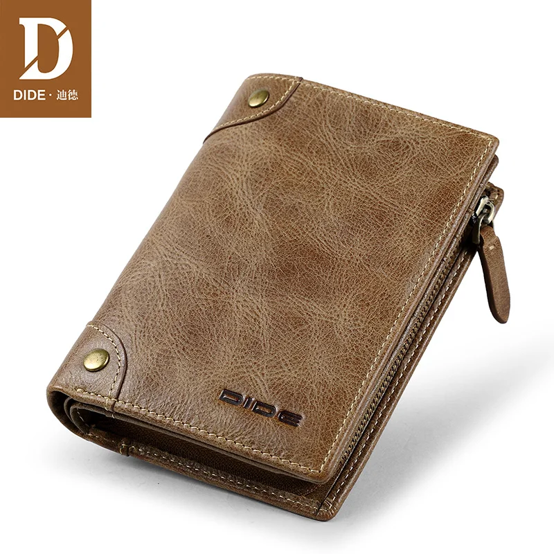 DIDE Vintage Wallets male Genuine Leather men's Wallet Zipper Design Coin Purse credit card holder man wallet cartera hombre
DIDE Vintage Wallets male Genuine Leather men's Wallet Zipper Design Coin Purse credit card holder man wallet cartera hombre