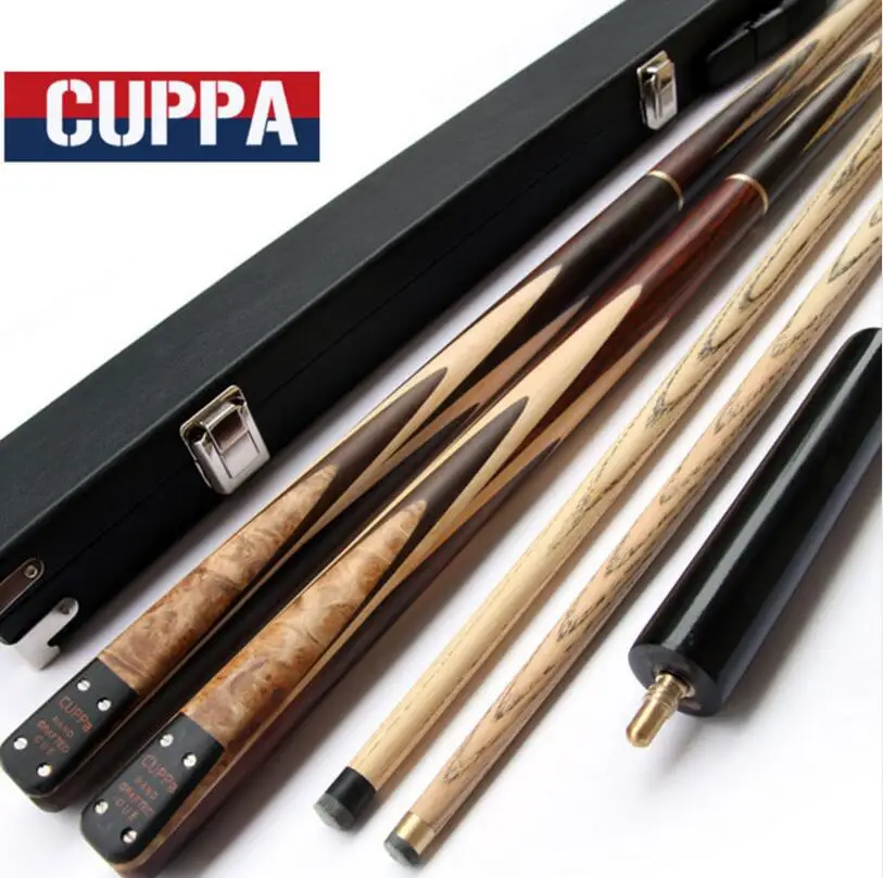 Cuppa 3/4 Снукер Cue s Stick Kit бильярдный 9 8 мм/11 5 мм наконечник с черным Чехол Набор Китай