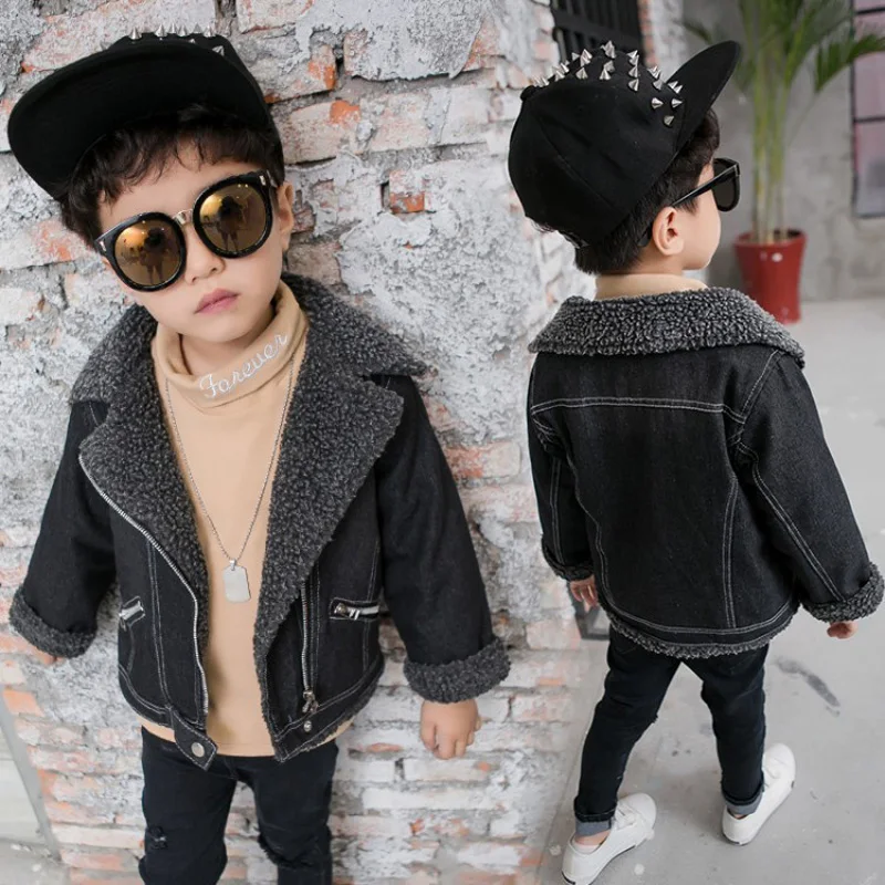 Thick Fleece Baby Boys Denim Jacket Warm Flannel Embrace Toddler Kids Jean Coat Children's Clothes Fall Winter
Thick Fleece Baby Boys Denim Jacket Warm Flannel Embrace Toddler Kids Jean Coat Children's Clothes Fall Winter