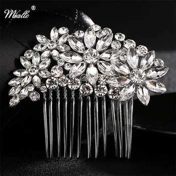 Miallo brand Korean Bride Head Jewelry Fashion Full Crystal Rhinestone Wedding Bridal Hair Comb Hair Accessories for Women
Miallo brand Korean Bride Head Jewelry Fashion Full Crystal Rhinestone Wedding Bridal Hair Comb Hair Accessories for Women
