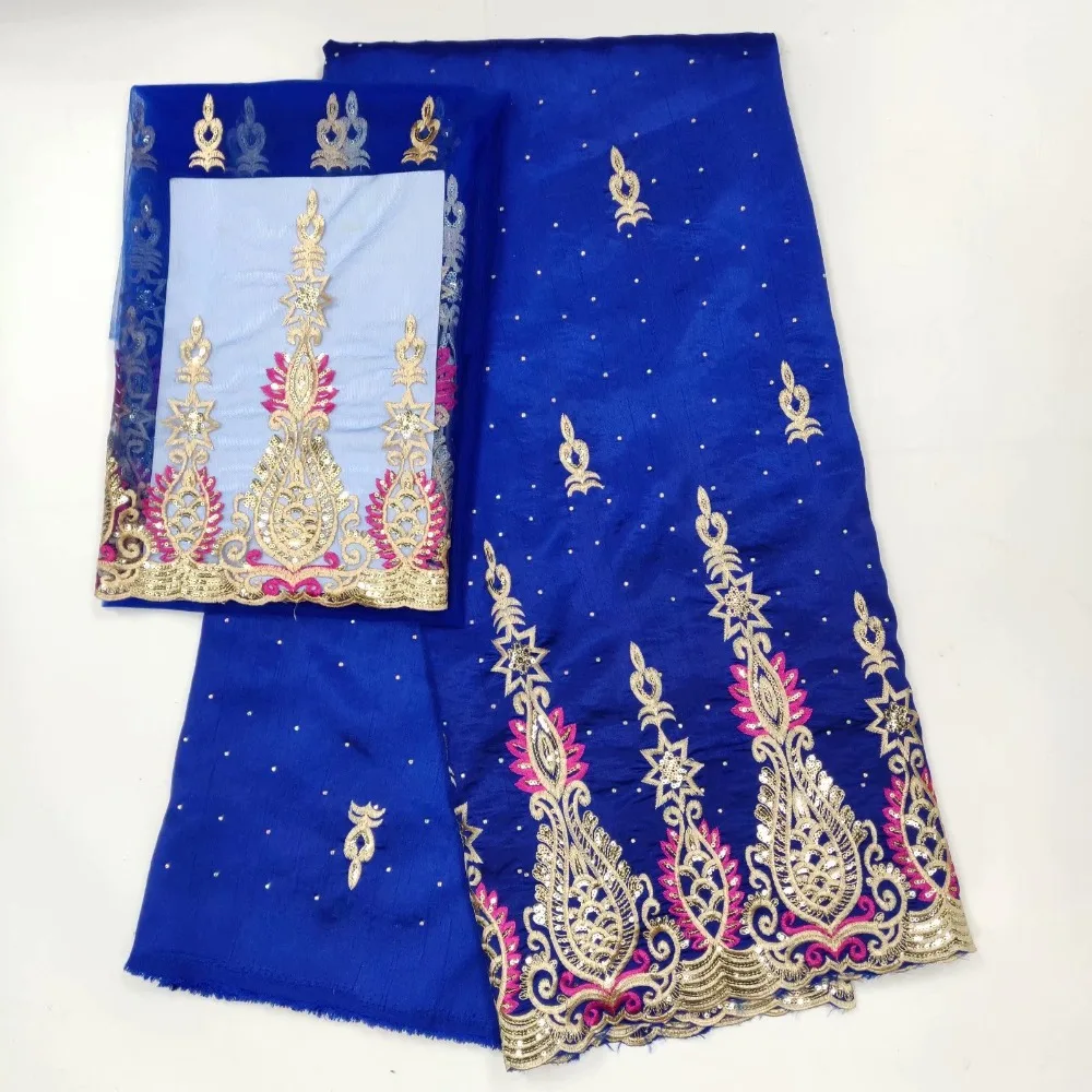 2019 Elegant blue african george lace fabric with sequins hot sale french embroidery tulle lace fabric for party dress
2019 Elegant blue african george lace fabric with sequins hot sale french embroidery tulle lace fabric for party dress