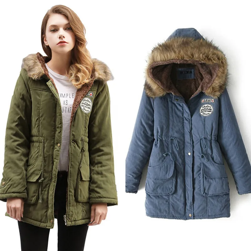 Casual Women Thick Parkas Army Green Pluse Size XXXL Muti-Color Female Outwear Coat Long Lady Jacket
Casual Women Thick Parkas Army Green Pluse Size XXXL Muti-Color Female Outwear Coat Long Lady Jacket