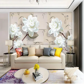 Large Custom White flower Murals papel 3d wall murals wallpaper for Living room TV background foto mural 3d Wallpaper Mural
Large Custom White flower Murals papel 3d wall murals wallpaper for Living room TV background foto mural 3d Wallpaper Mural