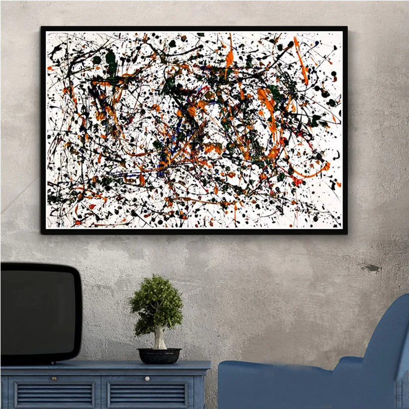 Jackson Pollock Painting Psychedelic Poster And Prints Canvas Wall Pictures Home Decor
Jackson Pollock Painting Psychedelic Poster And Prints Canvas Wall Pictures Home Decor