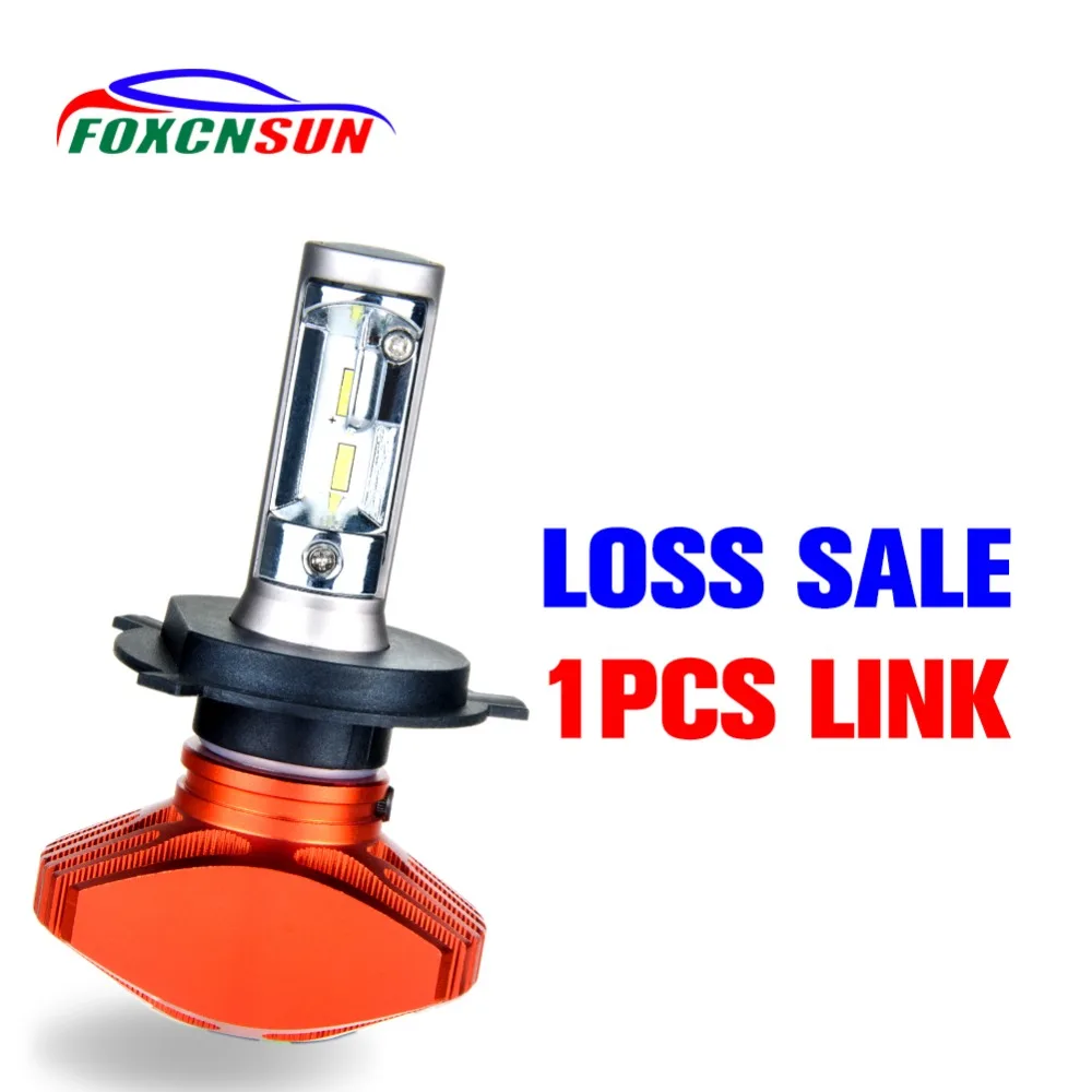 Foxcnsun 1PCS LED H7 Led H4 Hi Lo Beam Car Headlight Bulb Fanless H1 H3 H11 H8 H9 9005 HB3 9006 HB4 12V 24V 40W 8000LM 6500K CSP
Foxcnsun 1PCS LED H7 Led H4 Hi Lo Beam Car Headlight Bulb Fanless H1 H3 H11 H8 H9 9005 HB3 9006 HB4 12V 24V 40W 8000LM 6500K CSP