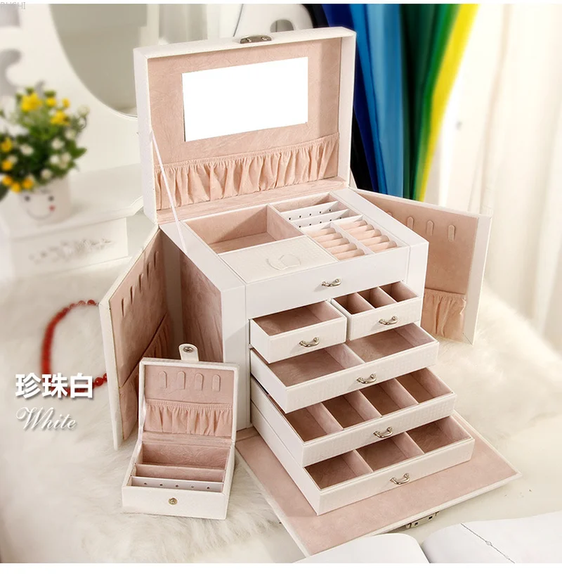 Large capacity jewelry box five layers leather makeup storage box jewelry storage box cosmetic organizer make up organizer
Large capacity jewelry box five layers leather makeup storage box jewelry storage box cosmetic organizer make up organizer