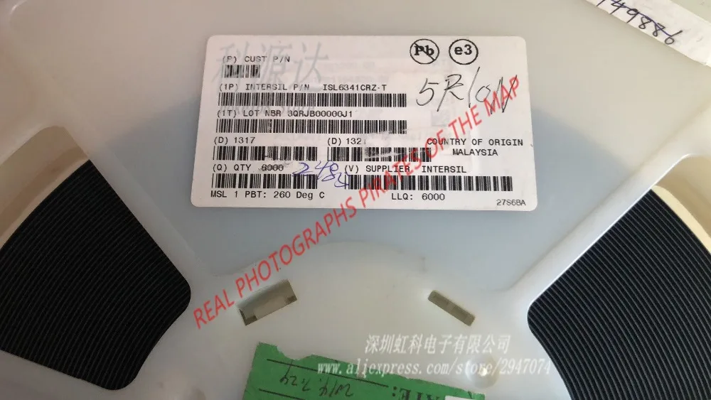 10pcs/lot ISL6341CRZ TDFN-10 ISL6341 In Stock | Электроника