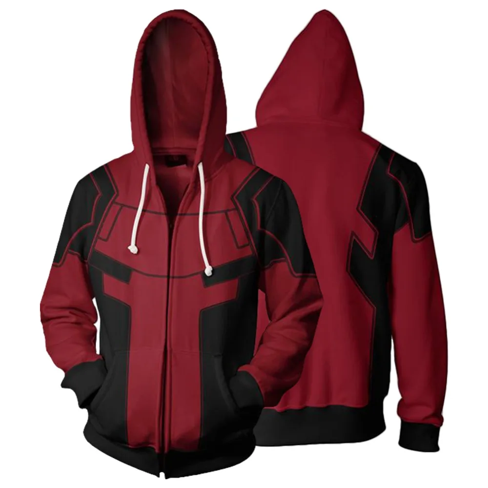 Deadpool 2 Cosplay Hoodie Men's Zipper Sweater Marvel Superhero Cosplay Costume Coat Jacket Adult 
Deadpool 2 Cosplay Hoodie Men's Zipper Sweater Marvel Superhero Cosplay Costume Coat Jacket Adult