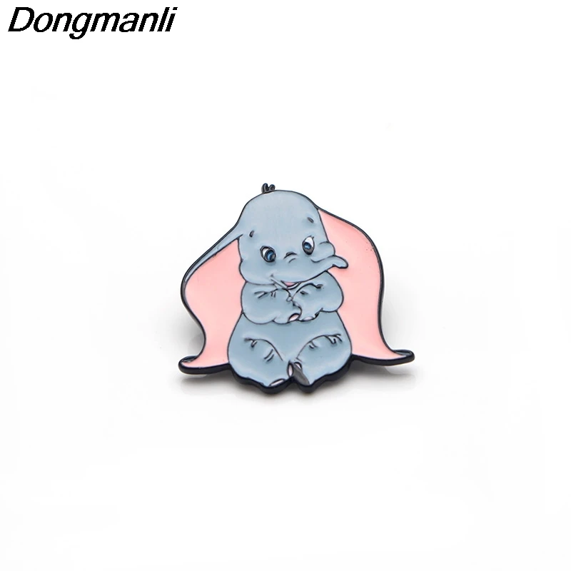 P2776 Dongmanli Cute Dumbo Elephant Enamel Pins and Brooches for Women Men Lapel pin backpack bags badge kids Gifts
P2776 Dongmanli Cute Dumbo Elephant Enamel Pins and Brooches for Women Men Lapel pin backpack bags badge kids Gifts