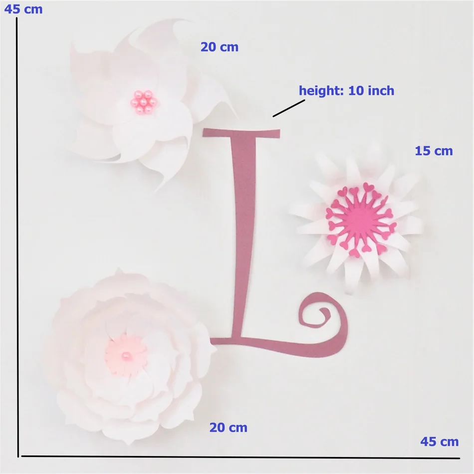Cardstock White Fleur DIY Paper Flowers Rose Letter Kit For Nursery Wall Deco Baby Shower Girls Room Birthday Backdrop
Cardstock White Fleur DIY Paper Flowers Rose Letter Kit For Nursery Wall Deco Baby Shower Girls Room Birthday Backdrop