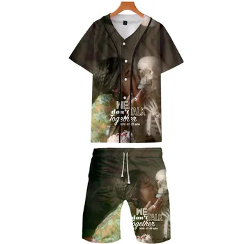 HEIZE Hip Hop R&B Korean Kpop We Don't Talk Together Harajuku 3D men's Sets Beach Shorts+Baseball T-shirt Summer Streetwear Sets
HEIZE Hip Hop R&B Korean Kpop We Don't Talk Together Harajuku 3D men's Sets Beach Shorts+Baseball T-shirt Summer Streetwear Sets