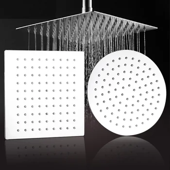 MTTUZK Round Square 4/6/8/10/12 inch Stainless Steel Showerhead Bathroom Shower Head Rain Ultrathin Shower Head Top Spray
MTTUZK Round Square 4/6/8/10/12 inch Stainless Steel Showerhead Bathroom Shower Head Rain Ultrathin Shower Head Top Spray