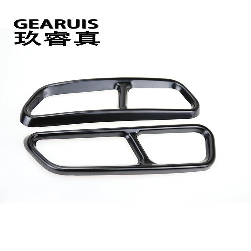 Car styling Rline Tail Throat Exhaust Pipe For Audi A6 C7 2016-2017 tail pipe Car exhaust pipe cover muffler tip accessories 
Car styling Rline Tail Throat Exhaust Pipe For Audi A6 C7 2016-2017 tail pipe Car exhaust pipe cover muffler tip accessories