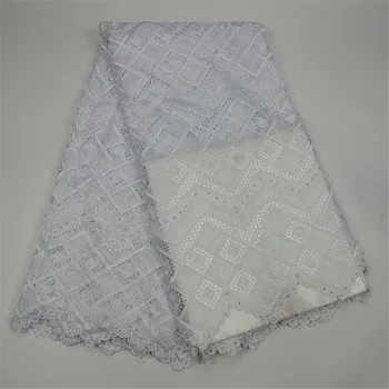 White African Lace Fabric 2018 High Quality Lace Swiss Voile Lace In Switzerland With Stones Nigerian Women Dresses HJ81-2
White African Lace Fabric 2018 High Quality Lace Swiss Voile Lace In Switzerland With Stones Nigerian Women Dresses HJ81-2
