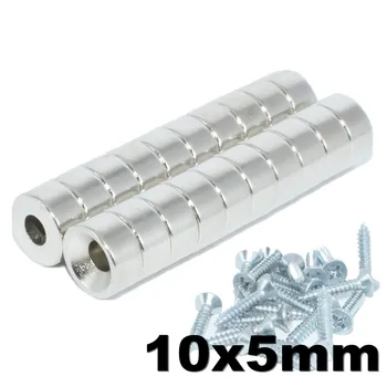 Keys Holding Magnets Dia. 10x5 mm + Screws Countersunk Hole Garage Magnets Tool Organiser Strong NdFeB Neodymium Magnetics 20pcs
Keys Holding Magnets Dia. 10x5 mm + Screws Countersunk Hole Garage Magnets Tool Organiser Strong NdFeB Neodymium Magnetics 20pcs