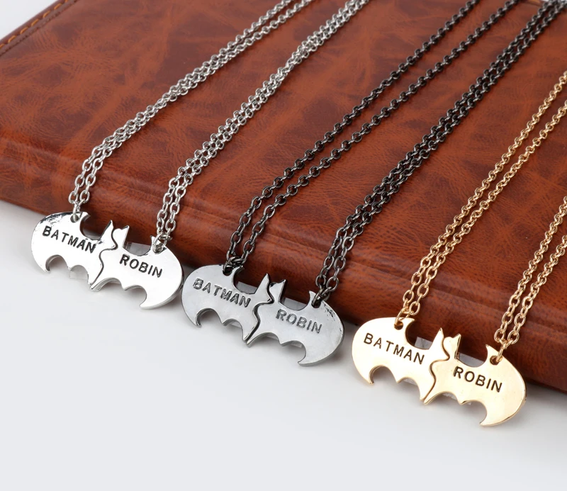 dongsheng Bat Shape BatMan Robin Charms Necklace BATMAN ROBIN Lettering link Necklaces Best Friends And Couple Necklace -30
dongsheng Bat Shape BatMan Robin Charms Necklace BATMAN ROBIN Lettering link Necklaces Best Friends And Couple Necklace -30