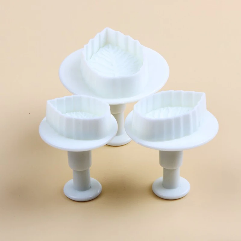 3 Pcs Cake Rose Leaf Plunger Fondant Decorating Sugar Craft Mold Cutter Tools
3 Pcs Cake Rose Leaf Plunger Fondant Decorating Sugar Craft Mold Cutter Tools