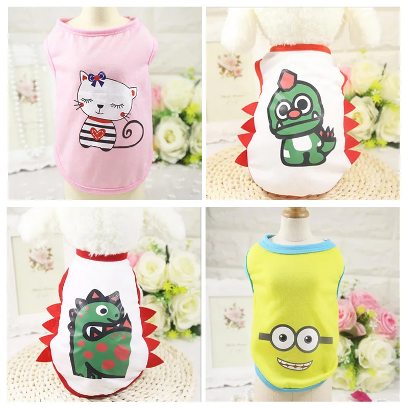 2017 New Cartoon Pet Dog Clothes Puppy Dog Cat Vest Spring Shirt 4 Colors Cotton Dog Cat Sweatshirt Clothes For Small Pets
2017 New Cartoon Pet Dog Clothes Puppy Dog Cat Vest Spring Shirt 4 Colors Cotton Dog Cat Sweatshirt Clothes For Small Pets
