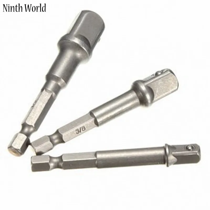 3pcs/lot Socket Bit Adapter Set Drill Power Extension Bar Hex Shank Impact Driver Drill BIts 1/2" 1/4" 3/8"
3pcs/lot Socket Bit Adapter Set Drill Power Extension Bar Hex Shank Impact Driver Drill BIts 1/2" 1/4" 3/8"