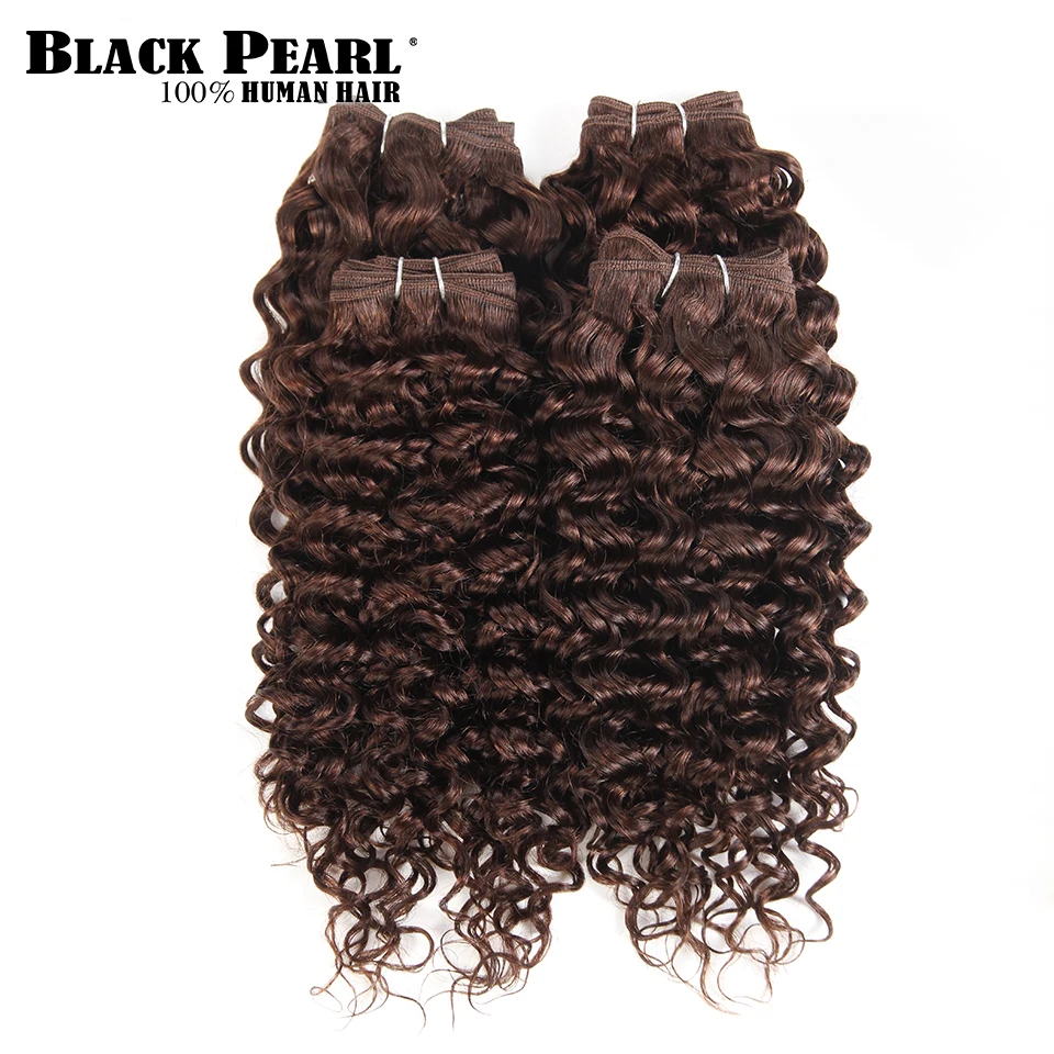 Black Pearl Pre-Colored Jerrry Curly Human Hair Bundles 4 Pcs One Pack 190 Gram Malaysian Hair Color 4# Non-Remy Hair
Black Pearl Pre-Colored Jerrry Curly Human Hair Bundles 4 Pcs One Pack 190 Gram Malaysian Hair Color 4# Non-Remy Hair