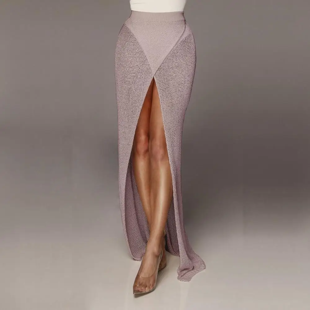Richietrade Yarn Fabric Barelegged Beach Skirt Sexy Slit Knitted Women Skirts
Richietrade Yarn Fabric Barelegged Beach Skirt Sexy Slit Knitted Women Skirts