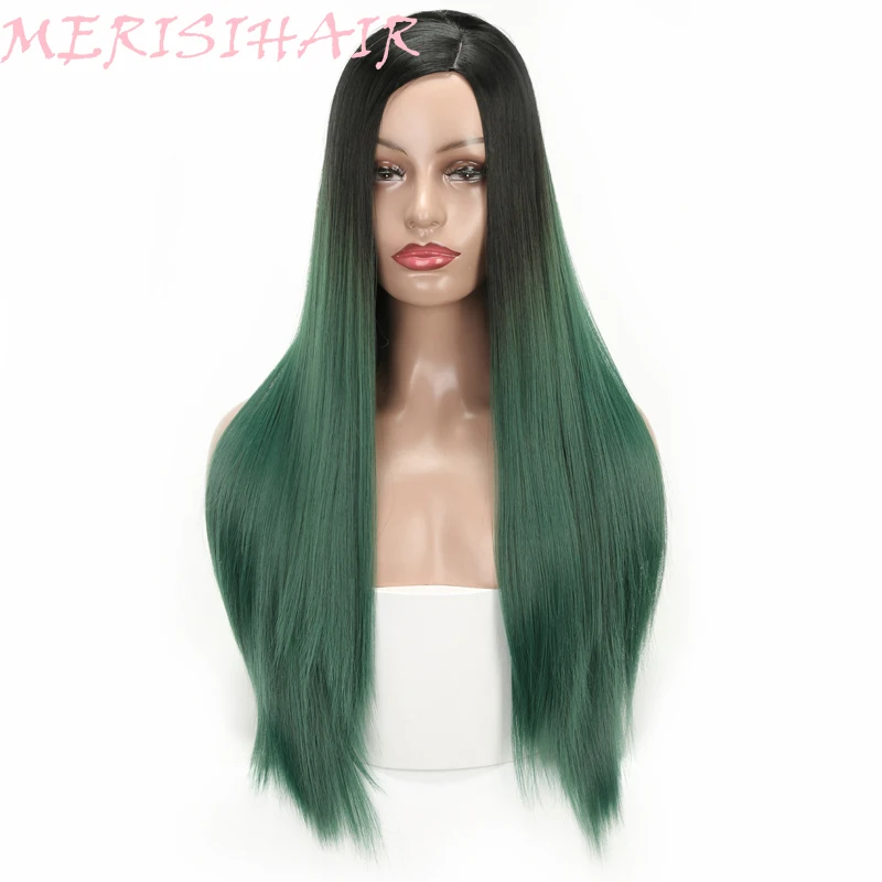 MERISI HAIR Long Straight Hair Green Purple Pink 7Colors Available Wigs For Women Synthetic Wigs High Temperature Fiber
MERISI HAIR Long Straight Hair Green Purple Pink 7Colors Available Wigs For Women Synthetic Wigs High Temperature Fiber