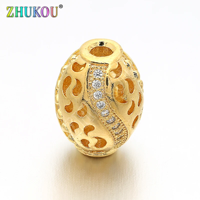 10*14mm Brass Inlay Cubic Zirconia Oval Spacer Beads DIY Jewelry Bracelet Necklace Making, Model: VZ48
10*14mm Brass Inlay Cubic Zirconia Oval Spacer Beads DIY Jewelry Bracelet Necklace Making, Model: VZ48