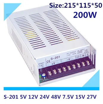 LED switching power supply S-201,200W single output,AC input, output voltage 5V,12V.15V,24V.. without dial switch
LED switching power supply S-201,200W single output,AC input, output voltage 5V,12V.15V,24V.. without dial switch
