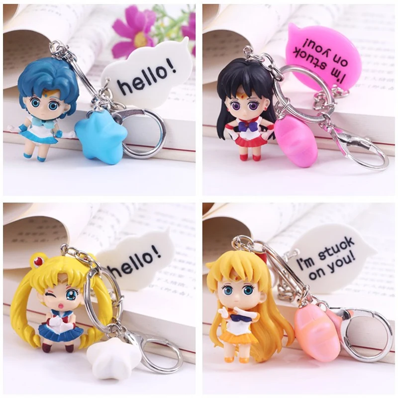 14 Styles Sailor Moon Cute Keychain Figure Collection Model Toys Key Chain Toys for Girls Gift
14 Styles Sailor Moon Cute Keychain Figure Collection Model Toys Key Chain Toys for Girls Gift