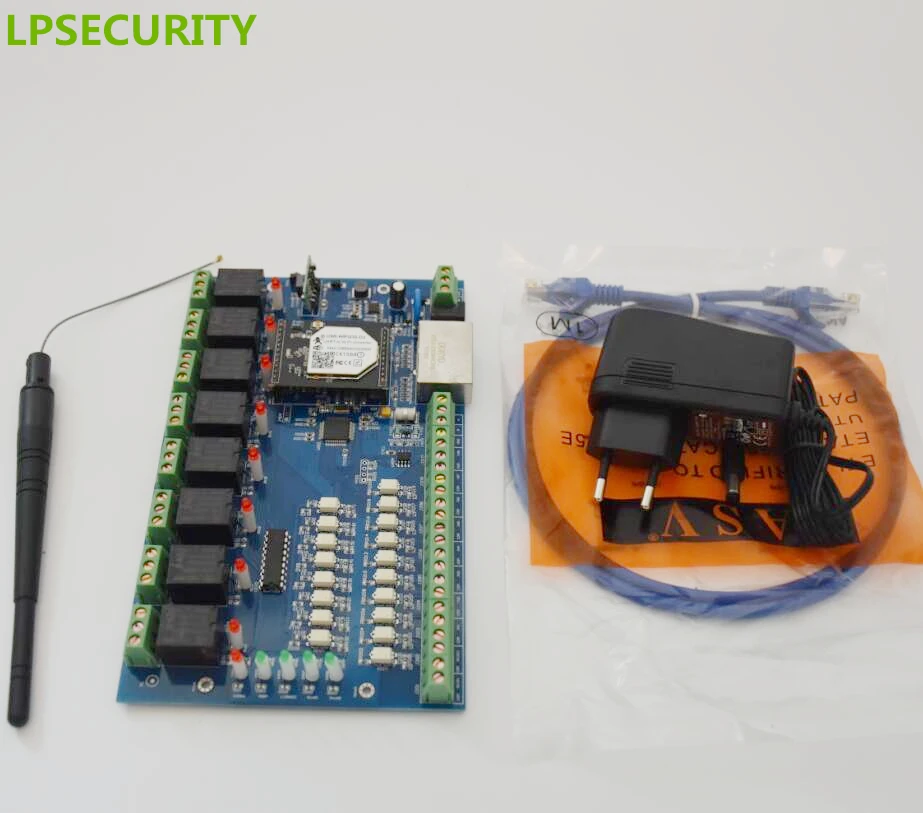 LPSECURITY 8 Channel Remote Control Relay P2P Wireless WIFI Module Board Smart Network Relay Control Switch TCP/IP
LPSECURITY 8 Channel Remote Control Relay P2P Wireless WIFI Module Board Smart Network Relay Control Switch TCP/IP