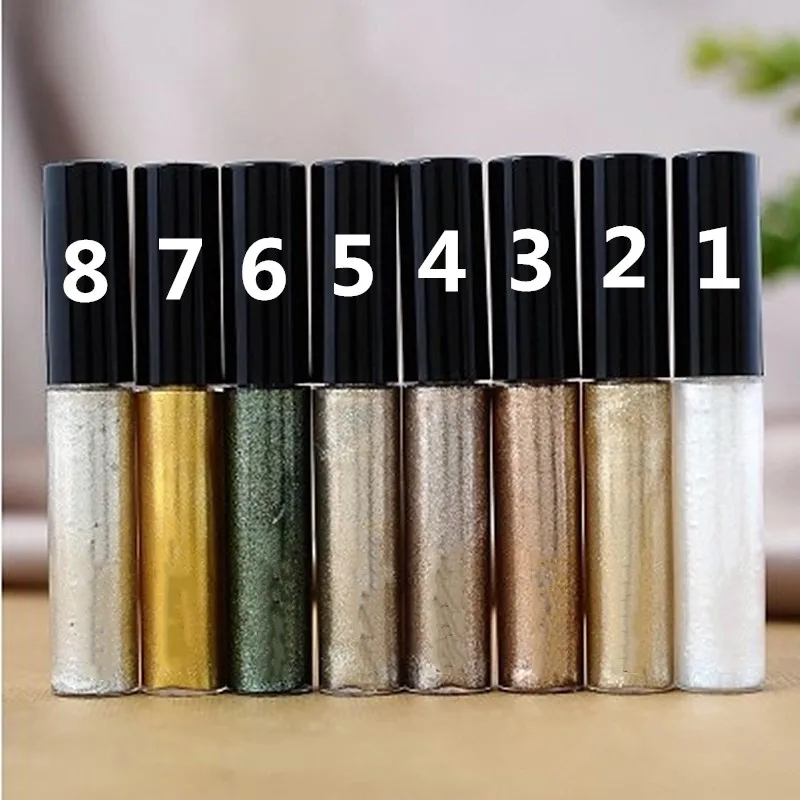 Liquid Glitter Eyeliner Pen waterproof Cosmetics Silver Gold Color Shiny Eye Liners Gel for Women Profissional Makeup
Liquid Glitter Eyeliner Pen waterproof Cosmetics Silver Gold Color Shiny Eye Liners Gel for Women Profissional Makeup