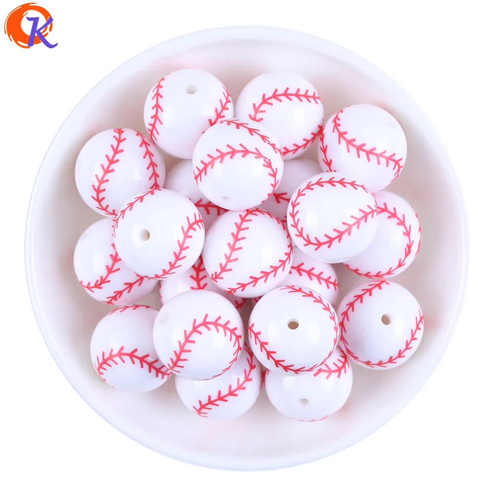 Cordial Design 20MM 100Pcs/Lot Printing Carved White Acrylic Baseball Beads For Decoration Jewelry CDBD-601178
Cordial Design 20MM 100Pcs/Lot Printing Carved White Acrylic Baseball Beads For Decoration Jewelry CDBD-601178