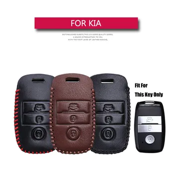 KUKAKEY 3 Buttons Car Key Cover Case For Kia K3 K4 K5 Sorento Sportage Genuine Leather Remote Car Key Shell Holder
KUKAKEY 3 Buttons Car Key Cover Case For Kia K3 K4 K5 Sorento Sportage Genuine Leather Remote Car Key Shell Holder