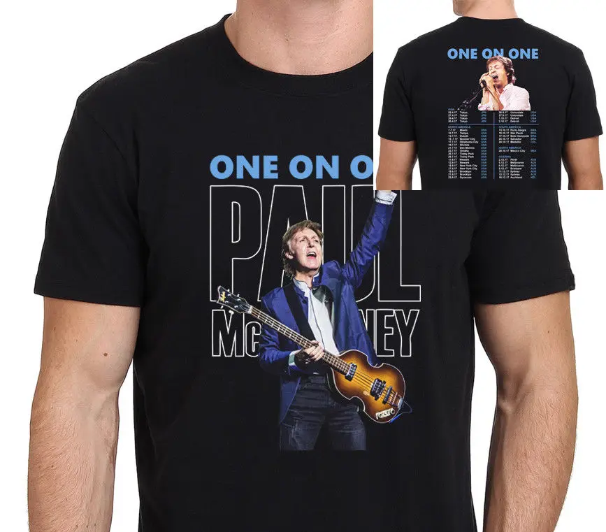 Paul McCartney One on One 2019 Tour Men's T-Shirt Size S-3XL T Shirts 2019 Brand Clothes Slim Fit shirts
Paul McCartney One on One 2019 Tour Men's T-Shirt Size S-3XL T Shirts 2019 Brand Clothes Slim Fit shirts