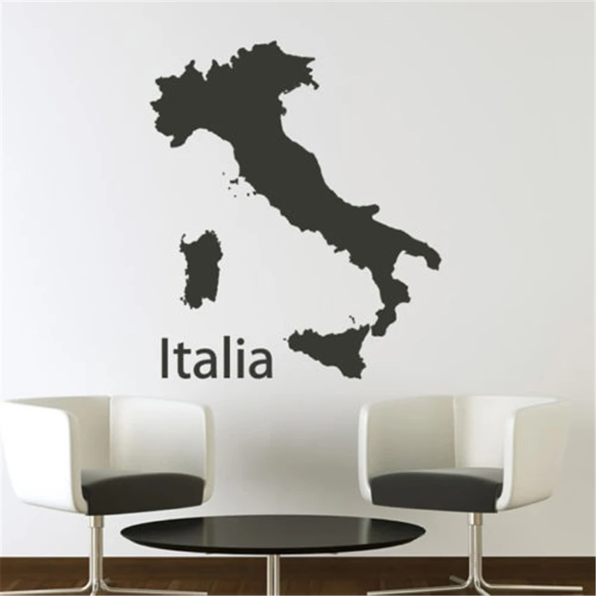 Italy Map Wall Sticker Educational Maps Wall Decal School Office Home Decor wall stickers for kids rooms D886
Italy Map Wall Sticker Educational Maps Wall Decal School Office Home Decor wall stickers for kids rooms D886