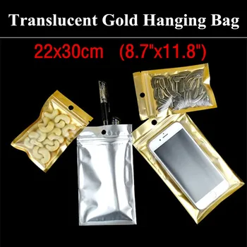 50pcs 22x30cm (8.7"x11.8") Flat Translucent Gold Packaging Bag Electronic Cigarettes Hanging Bag Christmas Gift Storage Bag
50pcs 22x30cm (8.7"x11.8") Flat Translucent Gold Packaging Bag Electronic Cigarettes Hanging Bag Christmas Gift Storage Bag