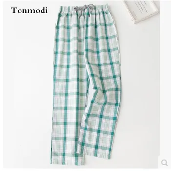 Women's Sleep Pants Autumn 100% Cotton Woven Plaid Lovers Pajama Trousers Air Conditioning
Women's Sleep Pants Autumn 100% Cotton Woven Plaid Lovers Pajama Trousers Air Conditioning
