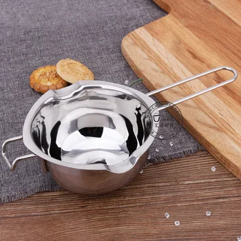 1pcs Chocolate Melting In Butter Cheese Pot Bowl 400ML 304 Stainless Steel Pot Baking Melted Tools
1pcs Chocolate Melting In Butter Cheese Pot Bowl 400ML 304 Stainless Steel Pot Baking Melted Tools
