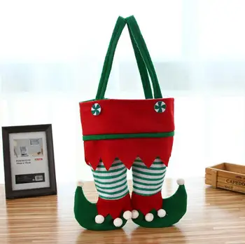 Non Woven Fabric Christmas Elf Pants Stocking Candy Bag Kids X-mas Party Decoration Ornament Gift
Non Woven Fabric Christmas Elf Pants Stocking Candy Bag Kids X-mas Party Decoration Ornament Gift